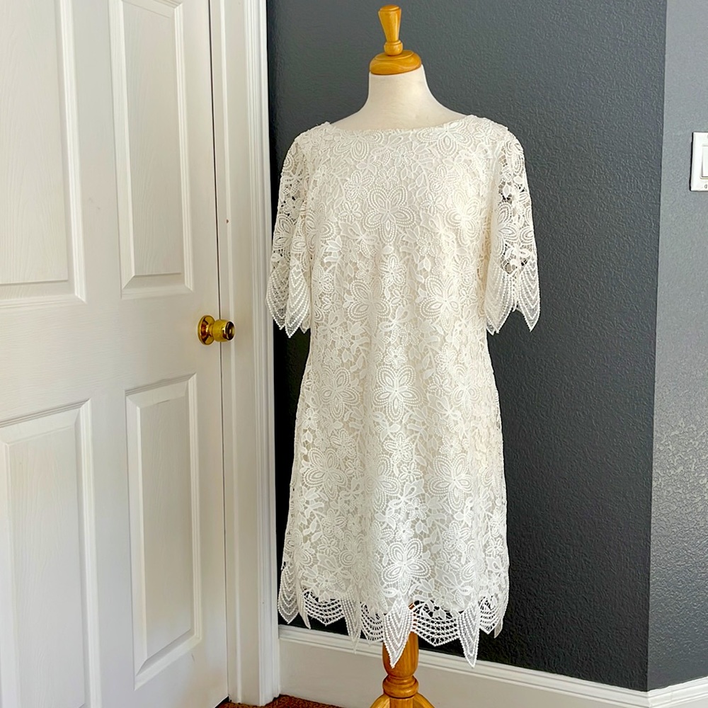 Anthropologie Dress. Size 14. Lined Lace.
